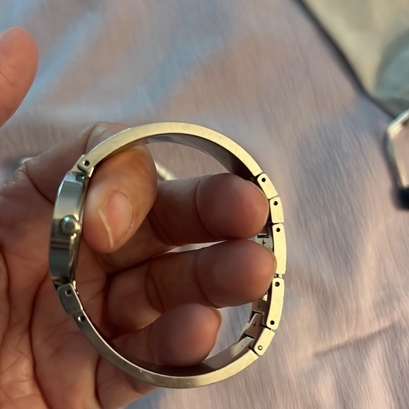 Coach brand stainless steel watch with 4 diamonds on the watch face EUC. - Picture 3 of 5